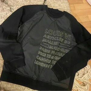 LOUIS VUITTON voyage navy sweatshirt